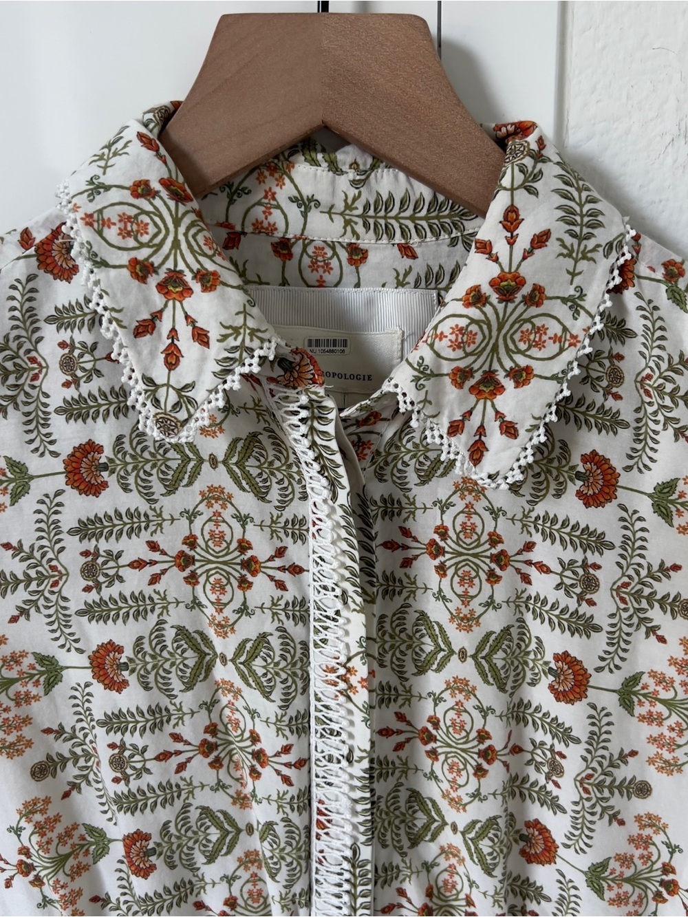 Anthropologie Eleanora Printed Long Sleeve Maxi Shirt Dress - Picture 5 of 8